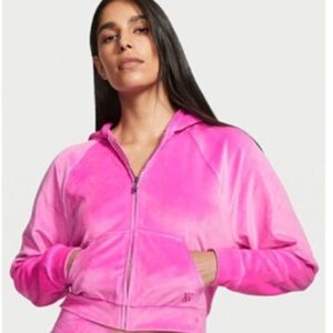 💕NWT💕 Victoria’s Secret Velour Full Zip Hoodie